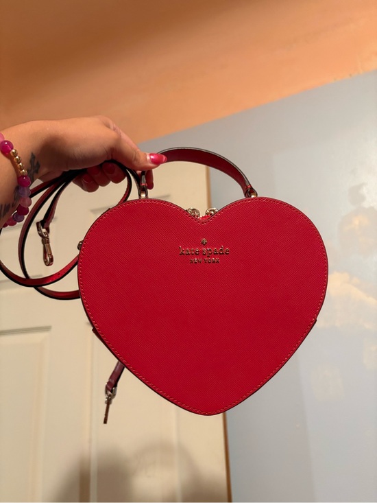 kate spade Handbags - kate spade “Love Shack” Heart-Shaped Red Mini Crossbody Bag